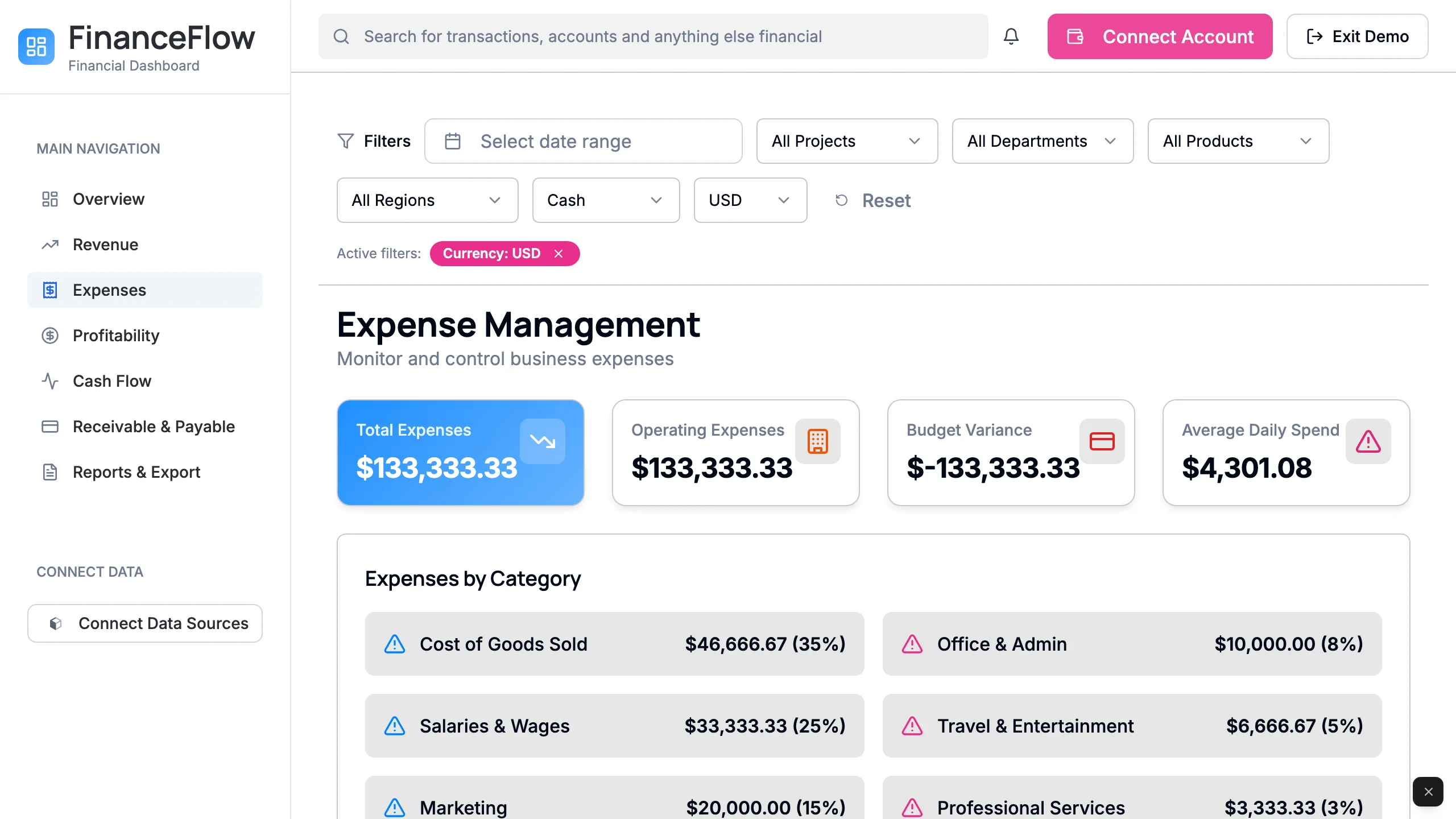 Loading preview of FinanceFlow